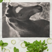 Horse Love Theedoek (Gevouwen)