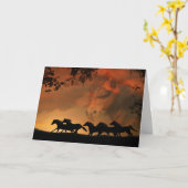 Horse Lover Bonne carte d'anniversaire (Fleur jaune)
