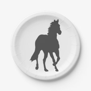 Horse Lover Cowgirl Cowboy Boerderij Westerne land Papieren Bordje