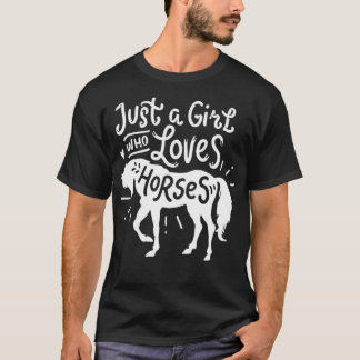 Horse Lover dieren heks T-shirt