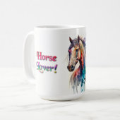 Horse Lover Horse Mom Equestrian Mug (Devant gauche)