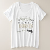 HORSE LOVER | L'argent ne peut pas acheter le bonh (Design devant)