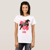 Horse Lover Personalized Ann T-shirt (Voorkant volledig)