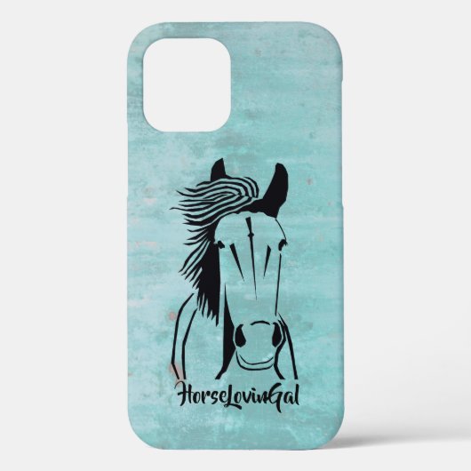Horse Lover's Apple IPhone 12 (stoere) telefoonhoe Case-Mate iPhone Case (Achterkant)