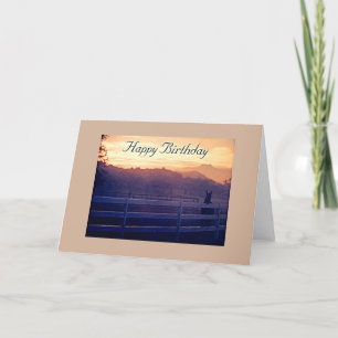 HORSE LOVER'S BIRTHDAY=TO A ZEER SPECIALE SOMEONE KAART