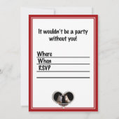 Horse Lovers Party Kaart (Achterkant)