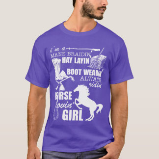 Horse Loving Girl Gift Boy T-shirt