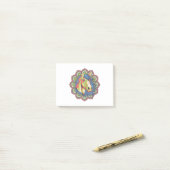 Horse Mandala Post-it® Notes (Op bureau)