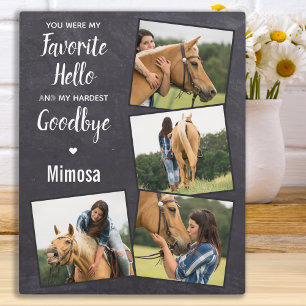 Horse Memorial 4 Foto Collage Fotoplaat