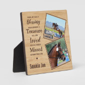 Horse Memorial Equine Keepomwille Fotoplaat (Voorkant)