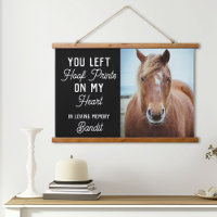 Horse Memorial Keepsake Ruitersport Foto