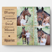 Horse Memorial Photo Collage Fotoplaat (Voorkant)