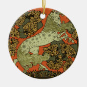 Horse middeleeuwse kunstwerken keramisch ornament (Voorkant)