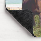 Horse Mousepad Beach Muismat (Hoek)