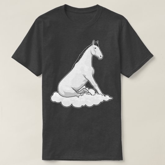 Horse on Cloud T-shirt (Design voorkant)