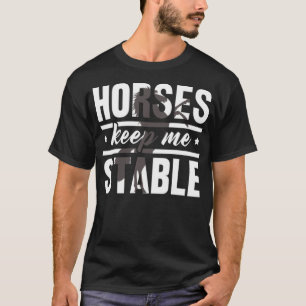 Horse paarden Funny Gift Riding Gift thelwell pony T-shirt