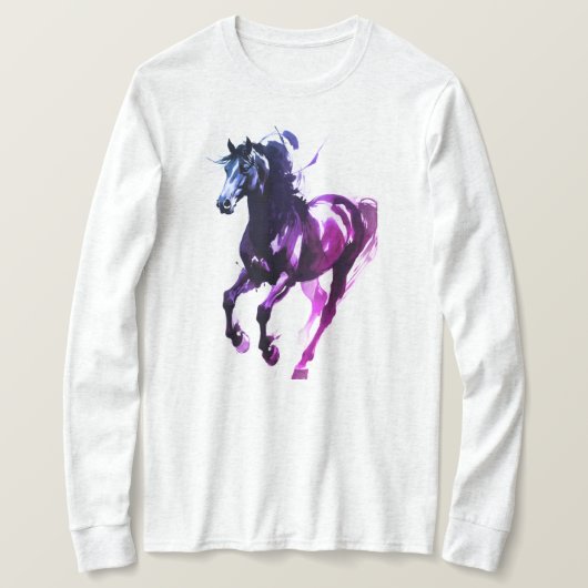 Horse Painting Long Sleeves Top (Design voorkant)