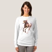 Horse Painting Long Sleeves Top (Voorkant volledig)