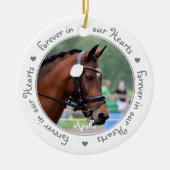 Horse Pet Memorial Keramisch Ornament (Voorkant)