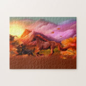 Horse Phenomena Herfst Puzzle Legpuzzel (Horizontaal)