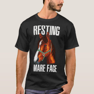 Horse Ponies Riding Horse Equestrian T-shirt