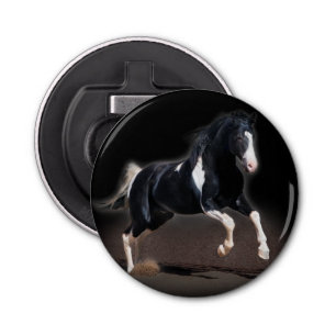 Horse portret VIII Button Flesopener