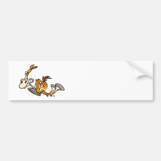 Horse Power cartoon bumper sticker (Voorkant)