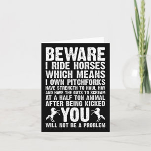 Horse Quote Horseback Riding Equestrian Hor Kaart