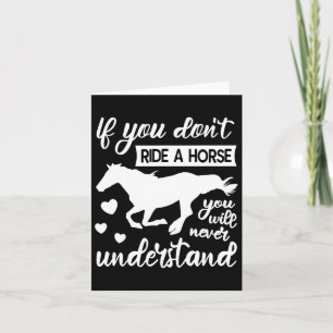 Horse Quote Horsemanship Horseback Riding Equestri Kaart
