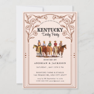 Horse Race Derby Party Invitation