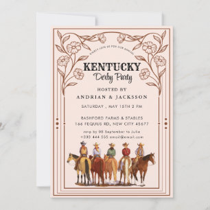 Horse Race Derby Party Invitation