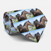 Horse Race Finish Line Stropdas (Opgerold)