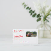 Horse Race Finish Visitekaartje (Staand voorkant)