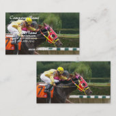 Horse Race Finish Visitekaartje (Voorkant / Achterkant)