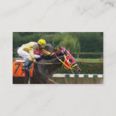 Horse Race Finish Visitekaartje (Achterkant)