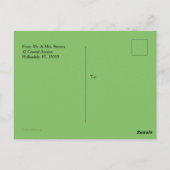 Horse Race Invitation Post Card Briefkaart (Achterkant)