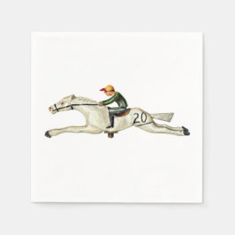 HORSE RACE PARTY PAPER NAPKIN SERVET