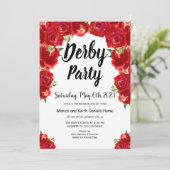 Horse Racing Derby Day Party Invitation (Debout devant)