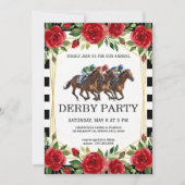 Horse Racing Derby Party Vintage Invitation 2026 (Devant)