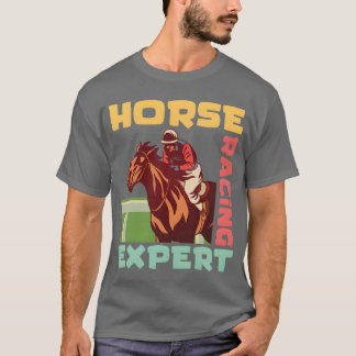 Horse Racing Expert Paard Ride Paard Vint T-shirt