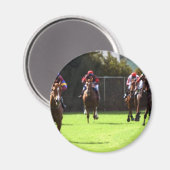 Horse Racing Field Magnet Magneet (Voorkant / Achterkant)