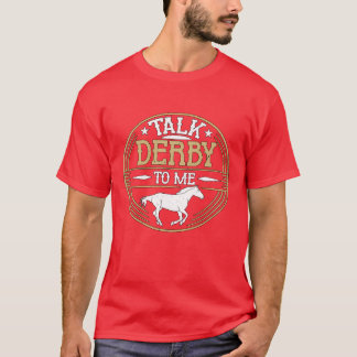 Horse Racingalk Derbyo Me houdt van paardrijden vr T-shirt