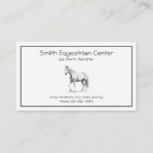Horse Ranch Business Card Visitekaartje (Voorkant)