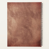 Horse Ranch Business Personalized Logo Planner (Achterkant)