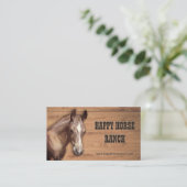 Horse Ranch Visitekaartje (Staand voorkant)