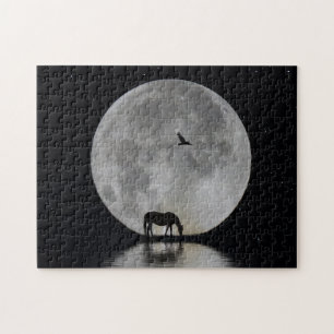 Horse Raven en Moon Legpuzzel