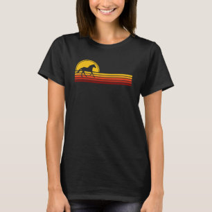 Horse Retro Stijl 60s 70s Mannen Vrouwen Eques T-shirt