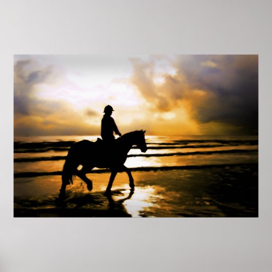 HORSE RIDER OP BACH POSTER (Voorkant)