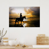 HORSE RIDER OP BACH POSTER (Keuken)
