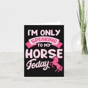 Horse Rider Shirt Funny Equestrian T-shirt Only My Kaart